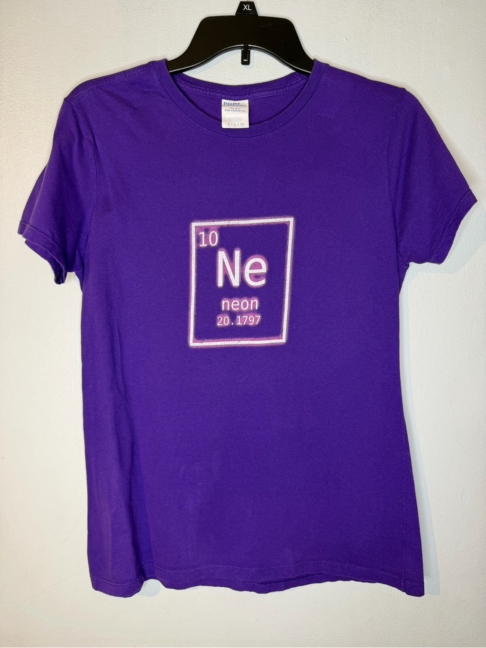 Purple 'Neon' Element Graphic Tee